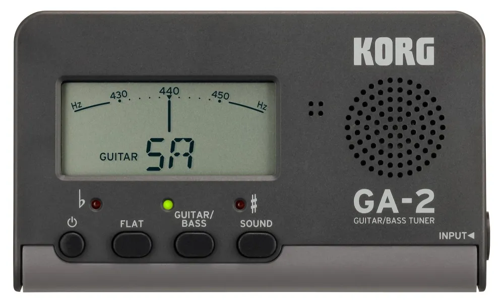 KORG GA-2 Tuner Stimmgerät, schwarz KORG GA-2 Tuner Stimmgerät, schwarz