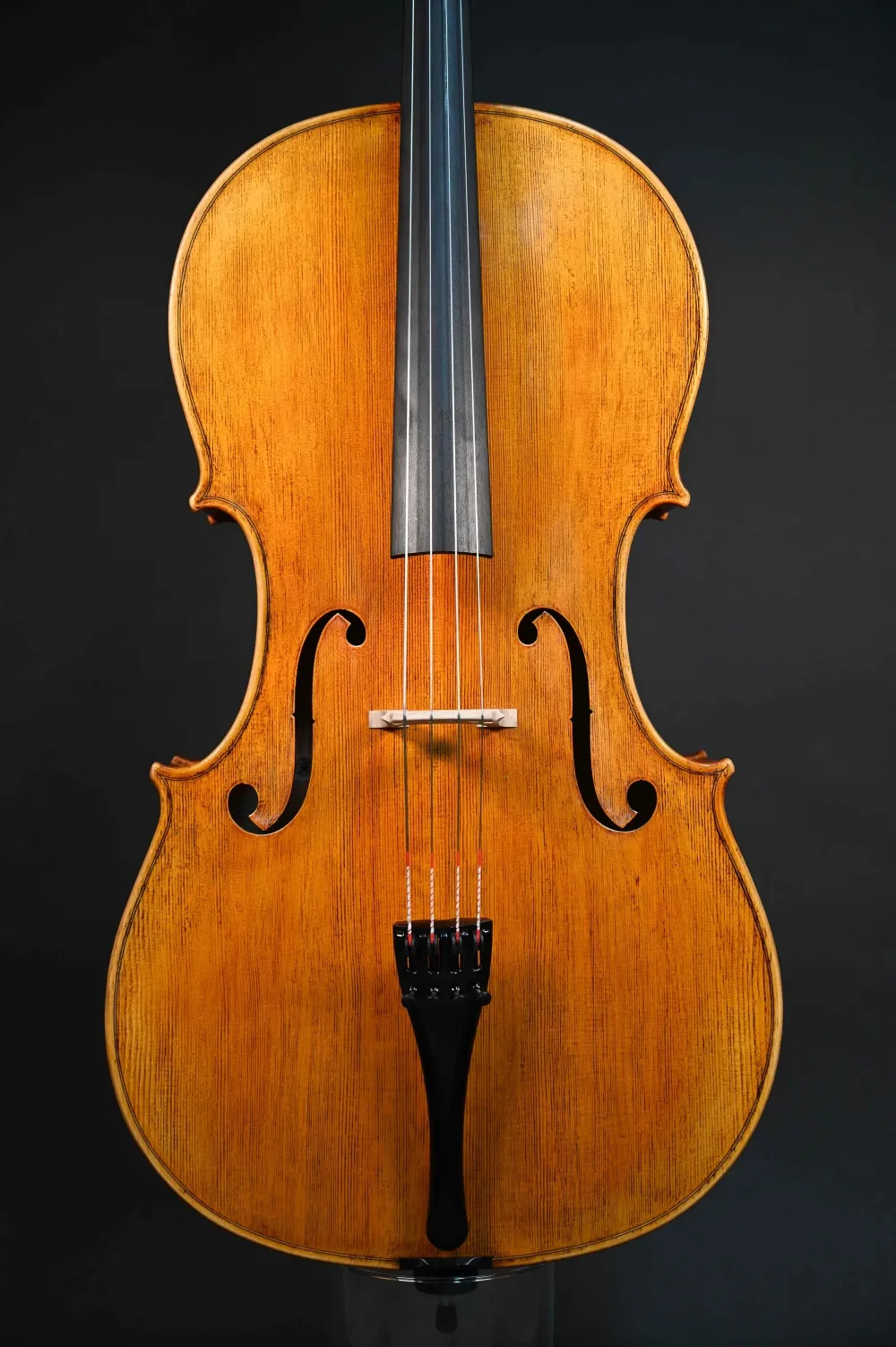 Deckeansicht eines Stoica Alin Meister Cello Handarbeit aus Siebenbürgen 2023