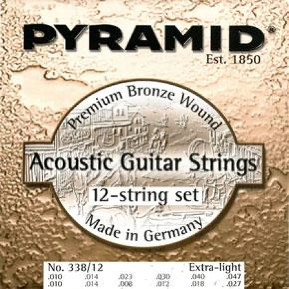 Pyramid 12saitige Akustik Premium Bronze Gitarre Saiten SATZ .011-.050
