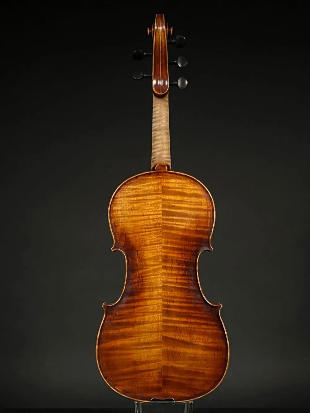 Rück-Detailansicht einer Simon Joseph 5Saiter 40,5 cm Konzert Viola (Bratsche) Handarbeit 2021