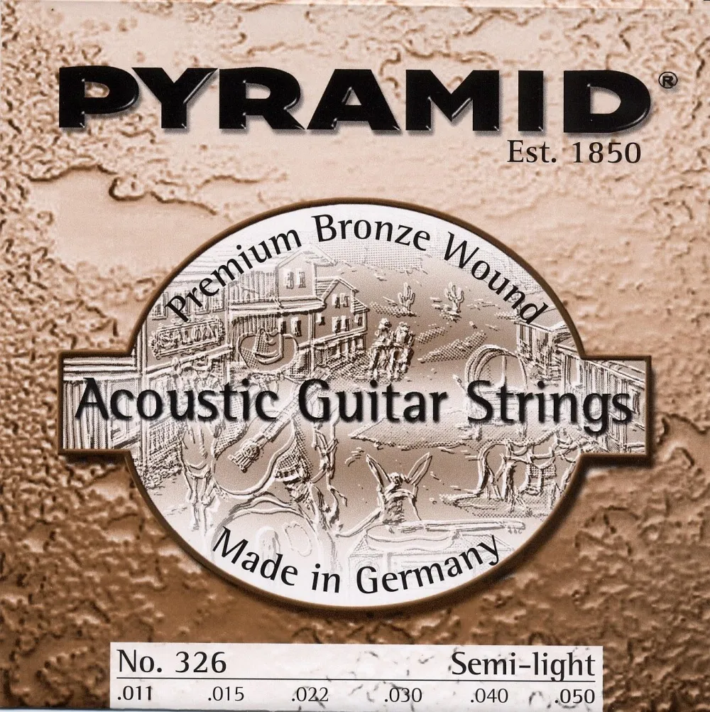 PYRAMID Akustik Acoustic Gitarre Premium Bronze Saiten SATZ