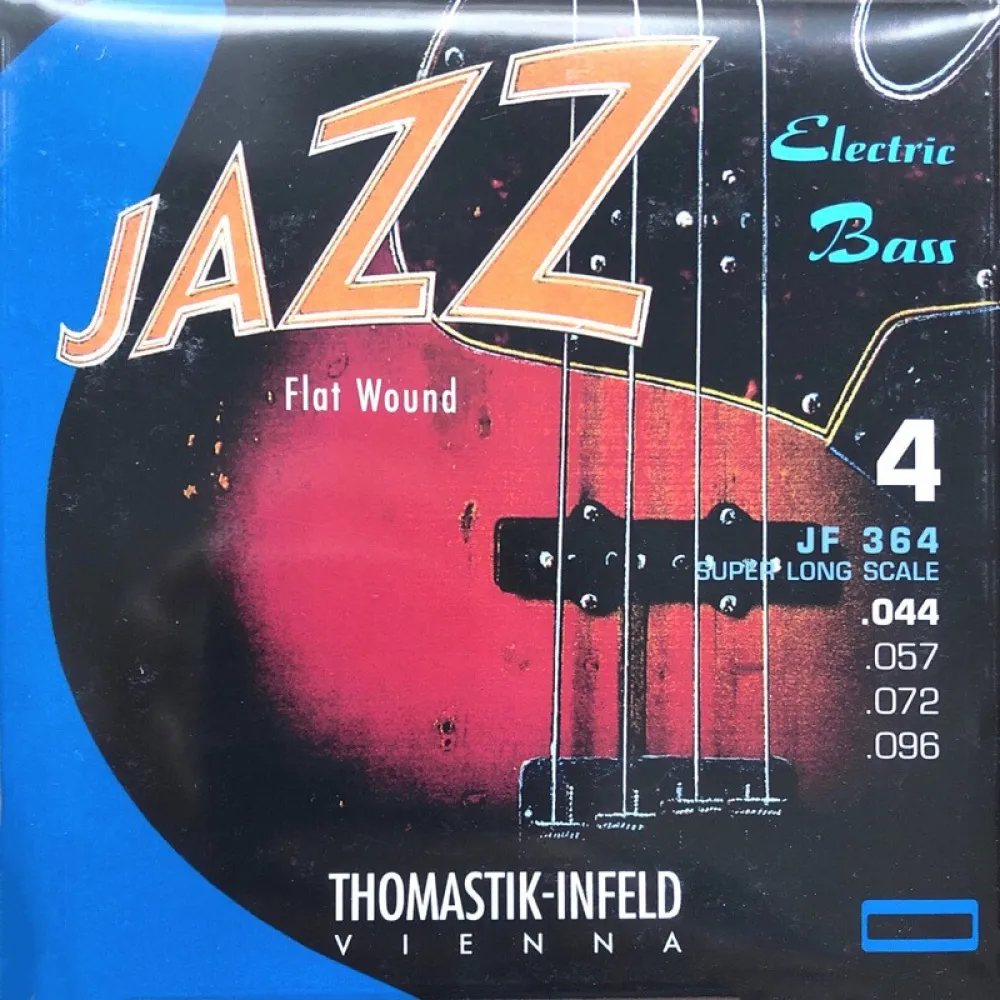 Thomastik Jazz E-Bass Saiten JF364 SATZ .044–.096 - Verpackung Vorderansicht