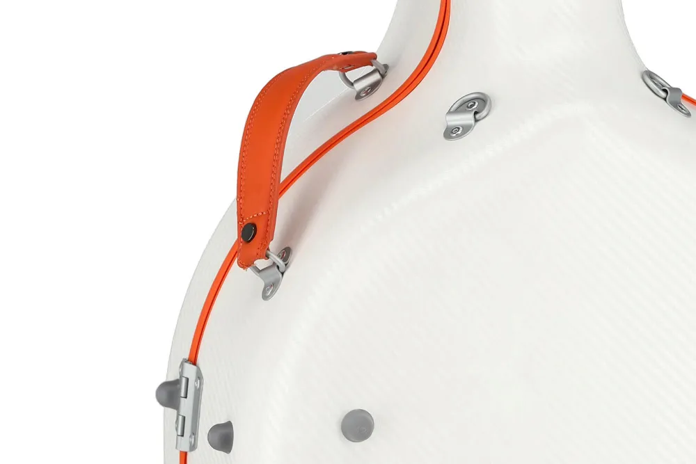 GEWApure Celloetui Polycarbonat, Modell FUN, weiss-orange