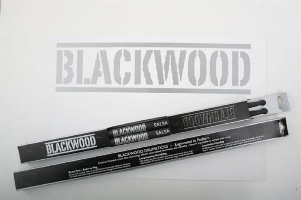 1 Paar BLACKWOOD SALSA CARBON DRUMSTICKS Carbosticks