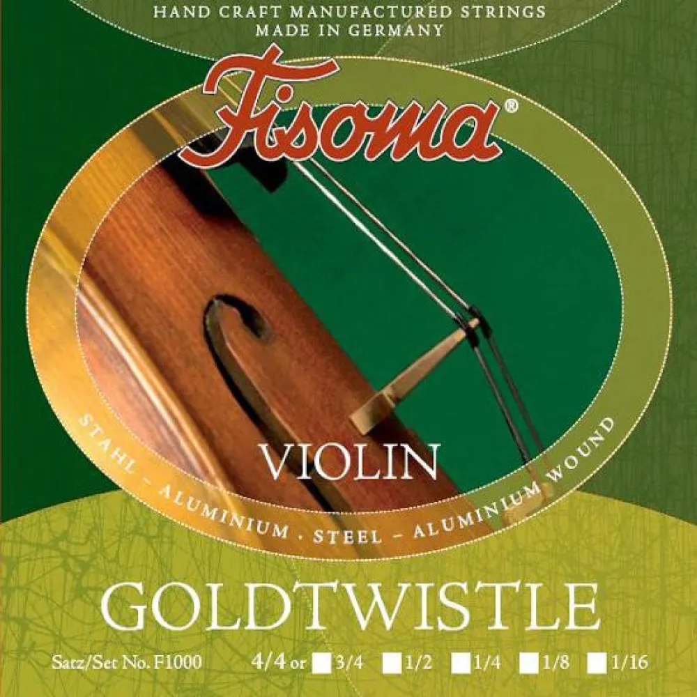Fisoma Goldtwistle Geige (Violine) Saiten SATZ