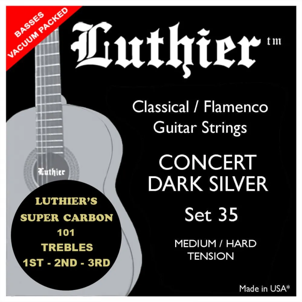 LUTHIER Super Carbon Concert Dark Silver Saiten SATZ
