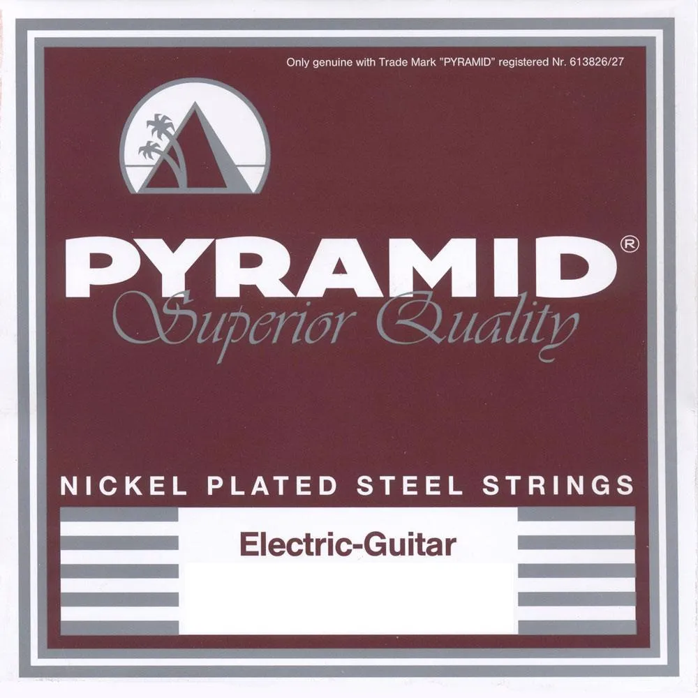 PYRAMID Nickel-Plated Steel E-Gitarrensaiten – „Pure Nickel“ Oberfläche (10 Stärken)