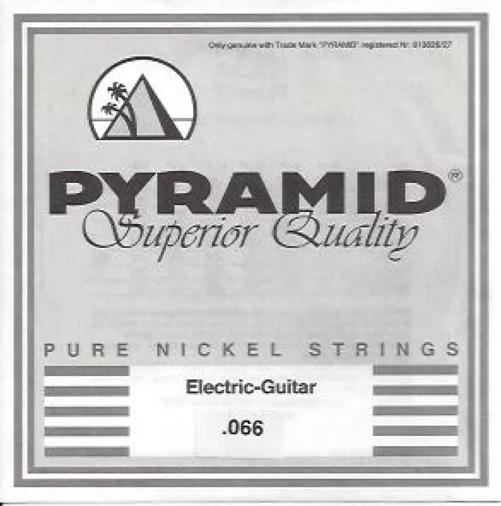 Pyramid E-Gitarre Nickel-Plated Steel Round Wound .066 Einzel-Saite