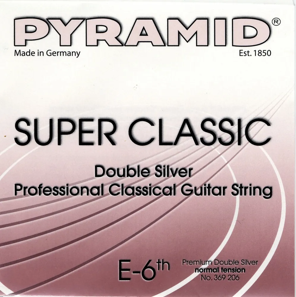 PYRAMID Konzertgitarren Saiten SATZ Super Classic Double Silver Professional in zwei Stärken