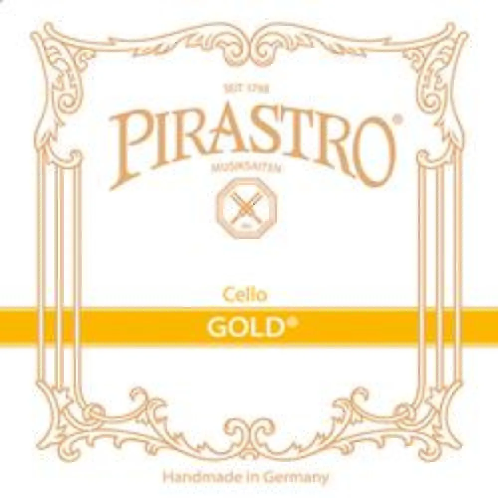 Pirastro Gold 4/4 Cello (Violoncello) A Saite - Verpackungsansicht