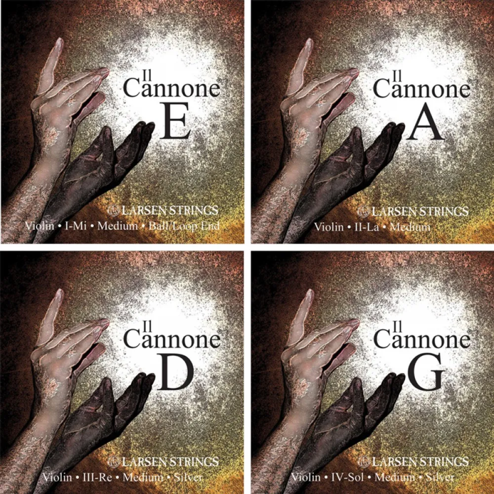 Larsen Il Cannone 4/4 Violin Saiten Satz – Medium
