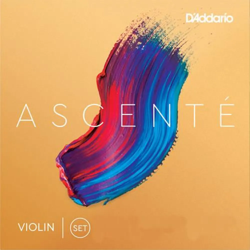 D’Addario Ascenté Violine Saiten Satz – Mittel | Synthetikkern & E-Stahl