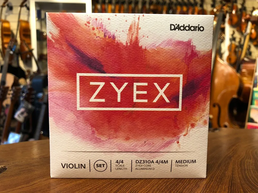 D’Addario Zyex Violin 4/4 Saiten Satz – Warmer Klang & Synthetikkern