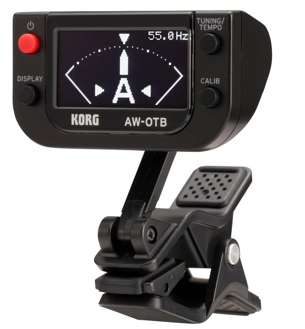 KORG AW-OTB Clip-on Tuner Stimmgerät, schwarz KORG AW-OTB Clip-on Tuner Stimmgerät, schwarz