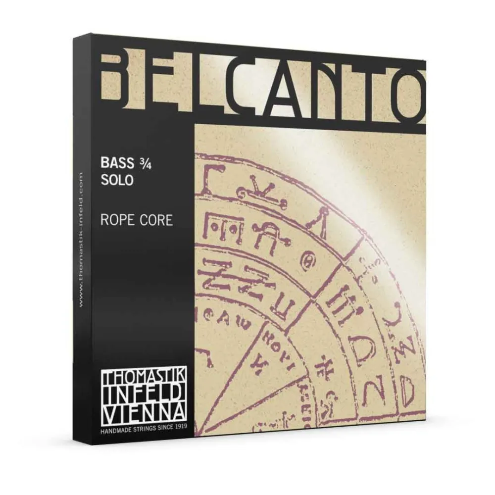 BELCANTO SOLO 3/4 Kontrabass Saiten Satz – Thomastik-Infeld Vienna