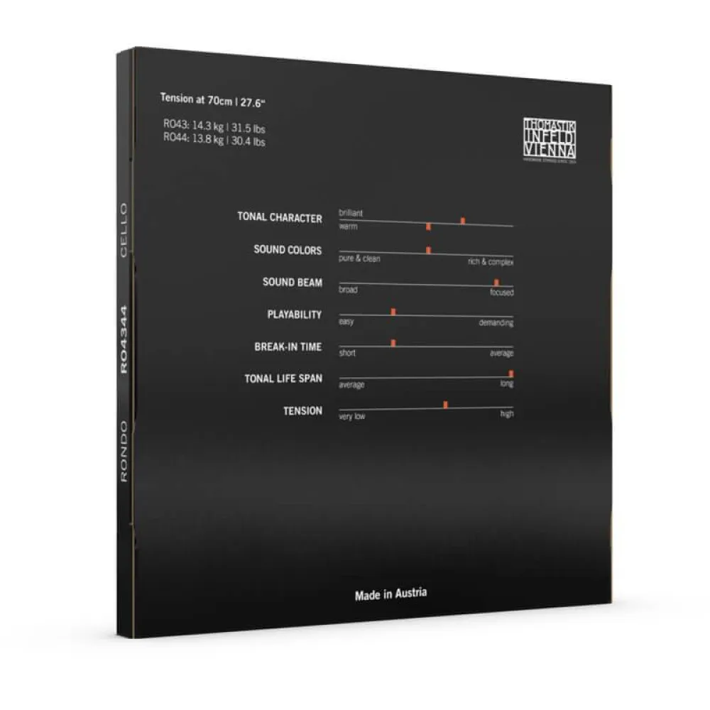 Thomastik RONDO RO4344 – 4/4 Cello G- & C-Saite Twinset