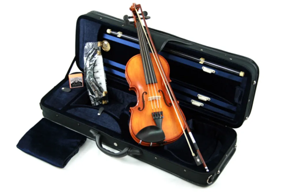 Butiu Cornel 3/4 "Professional" Violin Geige Set mit Bogen, Etui, Stütze und Kolophonium