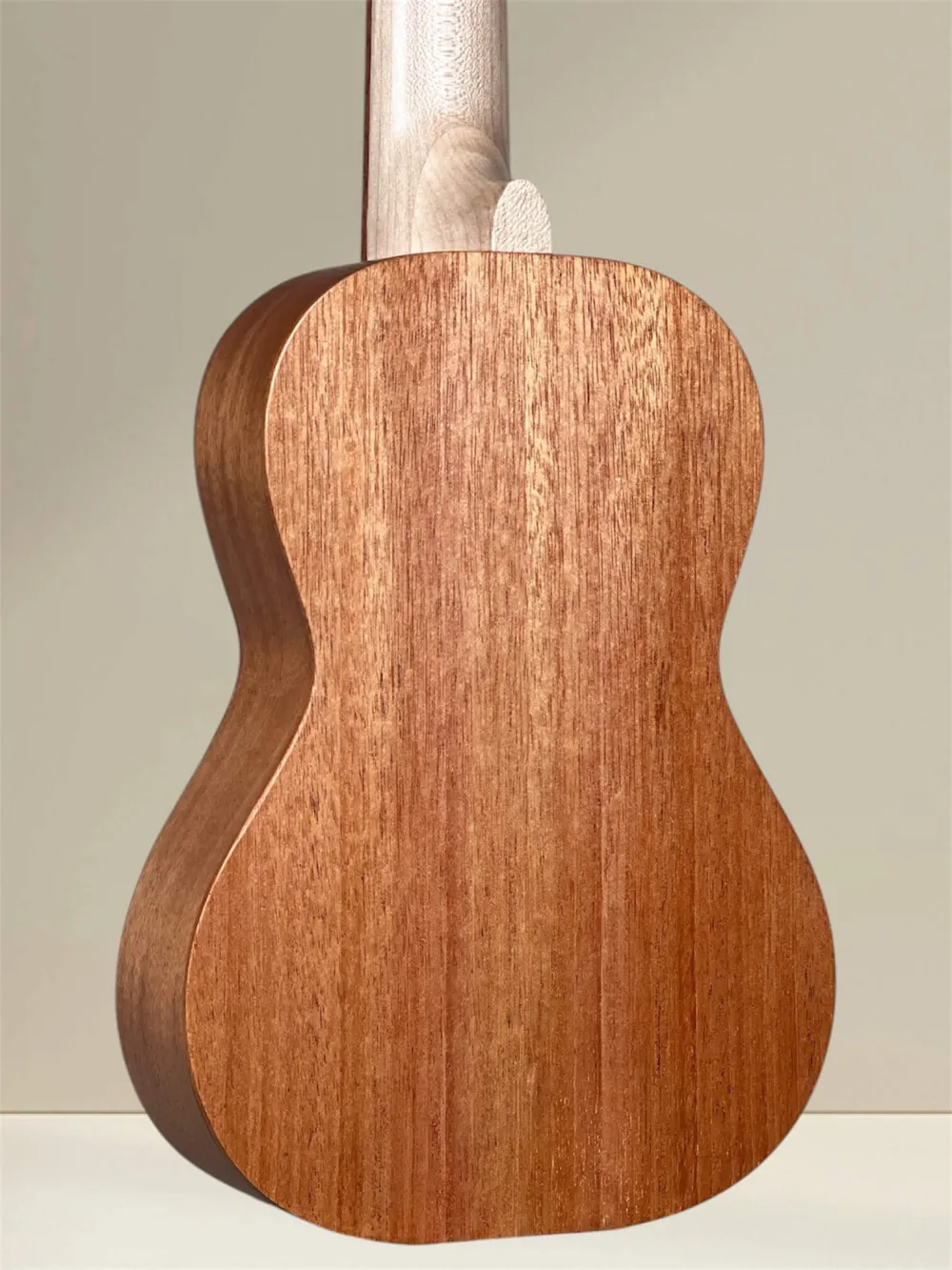APC CL Simple Concert Ukulele aus massivem Mahagoni - Bodenanicht