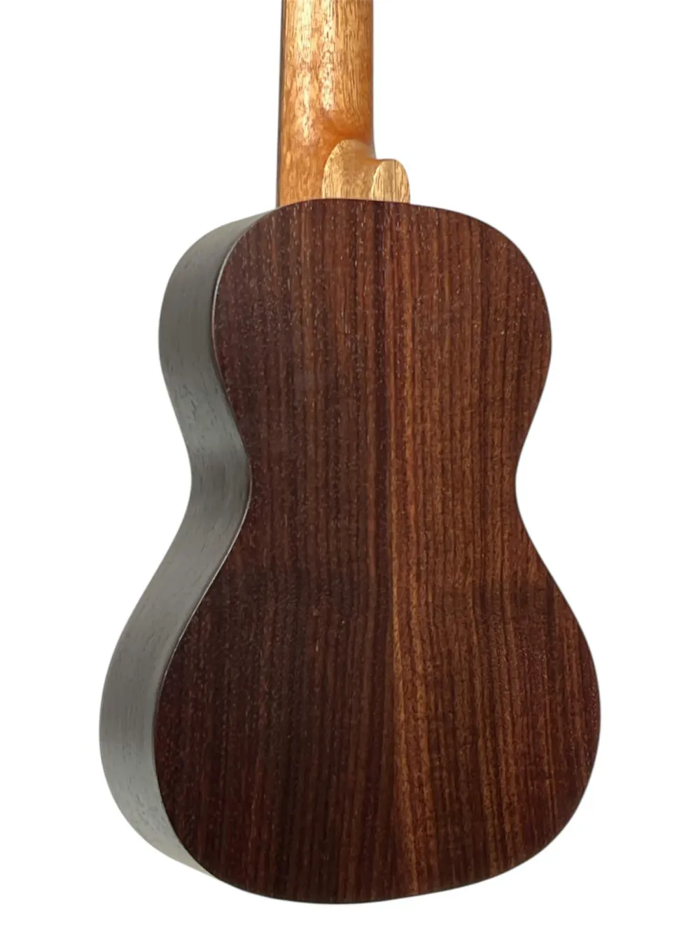 APC Full Rosewood Concert Ukulele aus massivem Palisander – Bodenansicht APC Full Rosewood Concert Ukulele aus massivem Palisander – Bodenansicht