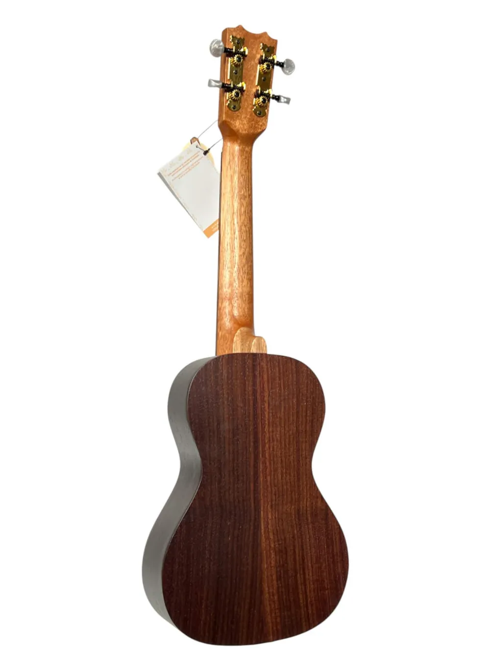 APC Full Rosewood Concert Ukulele aus massivem Palisander – Rückansicht APC Full Rosewood Concert Ukulele aus massivem Palisander – Rückansicht