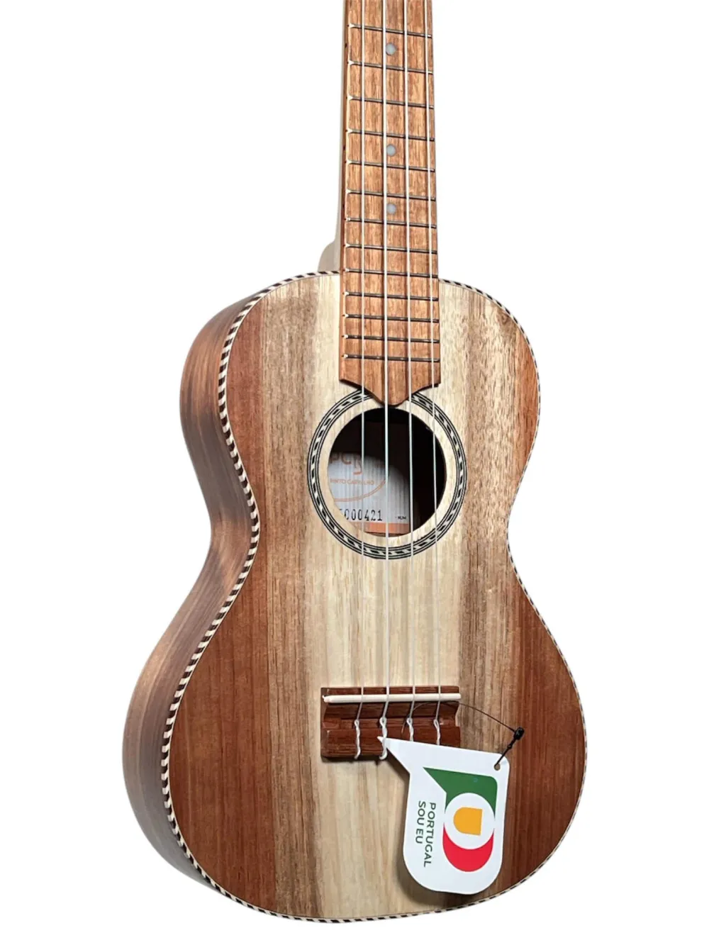 APC CT Traditional Concert Ukulele aus vollmassiver Koa-Akazie – Deckeansicht APC CT Traditional Concert Ukulele aus vollmassiver Koa-Akazie – Deckeansicht