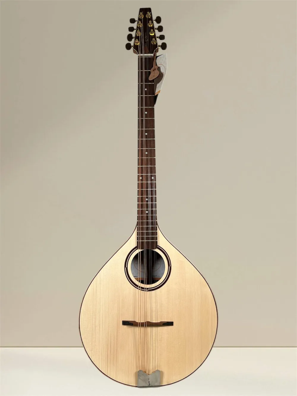 APC IRB312 Artist Irish Bouzouki – Massivholz, Fichte & Palisander, inkl. Koffer - Vorderansicht
