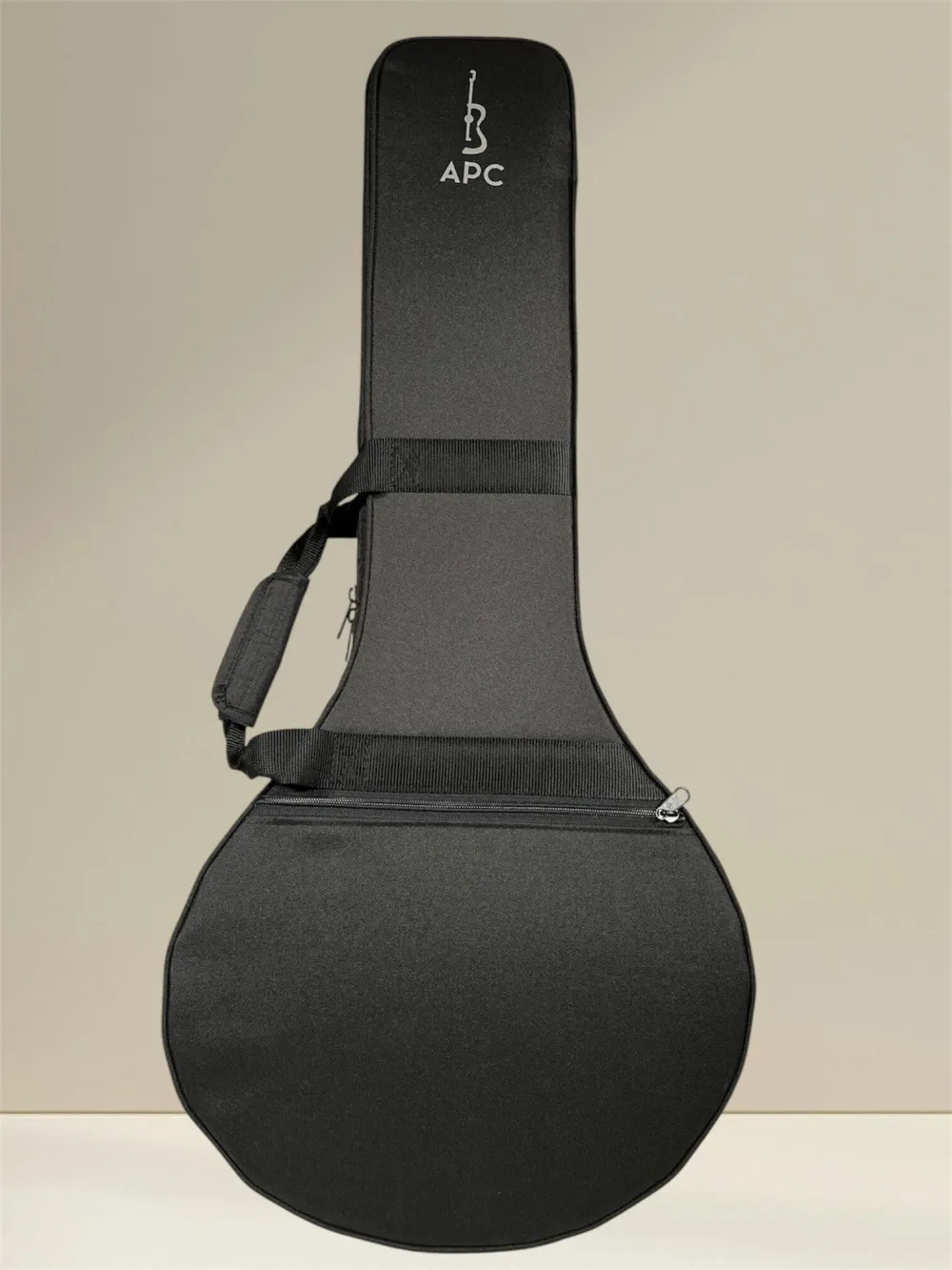 APC MOC312 Oktav-Mandoline – Vollmassiv aus Palisander und Fichte - Koffer von vorne