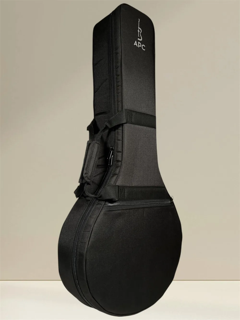 APC MOC312 Oktav-Mandoline – Vollmassiv aus Palisander und Fichte - Koffer seitlich