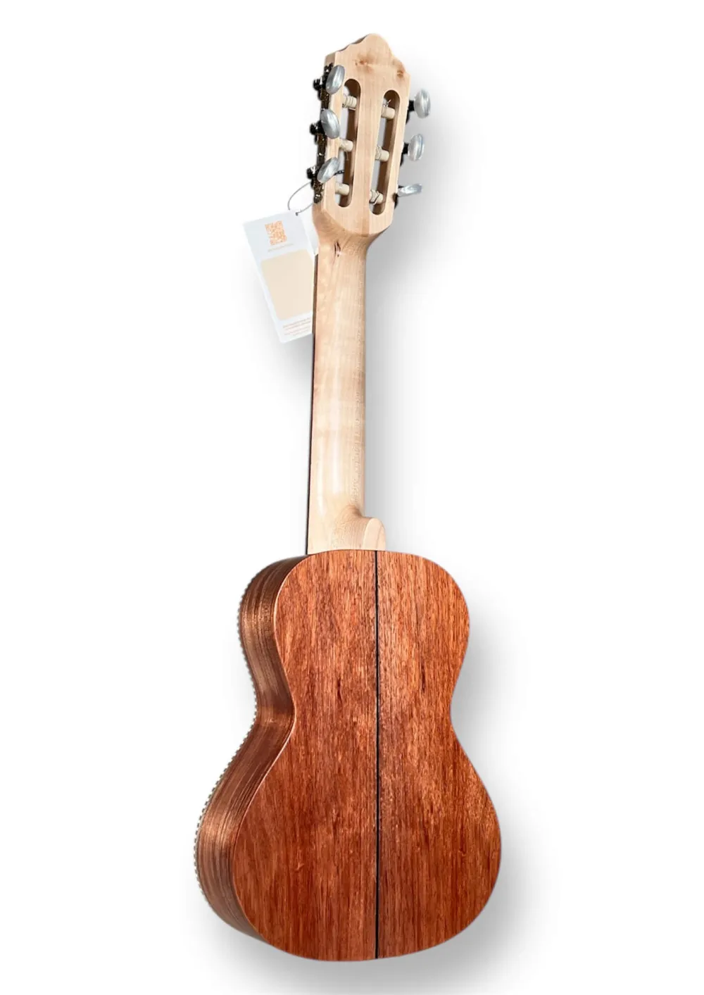 APC GT Guitarlele, Modell Traditional aus vollmassiver Akazie – Rückansicht