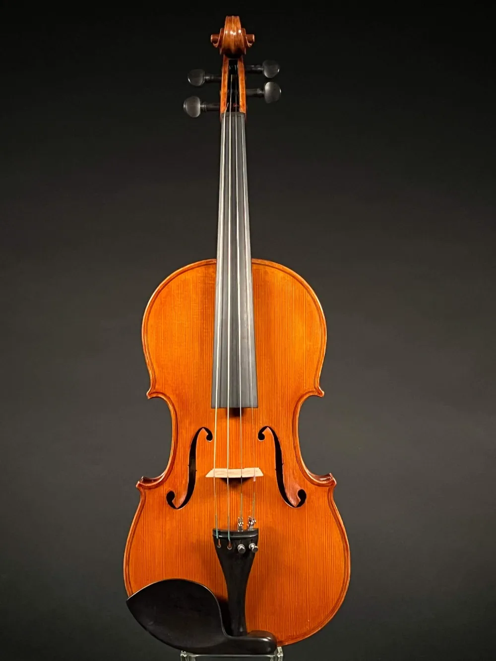 Front-Detailansicht einer Simon Joseph Meister 39,5 cm 15,5\" Bratsche (Viola) Handarbeit 2020