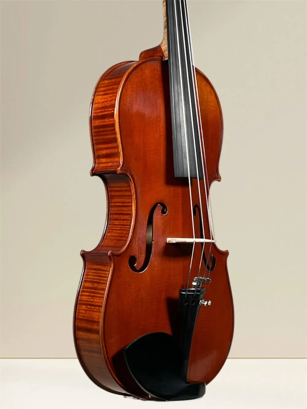 Bucur Ioan 39,9 cm Viola aus Reghin, gebaut 2021 – Zarge- und Deckeansicht