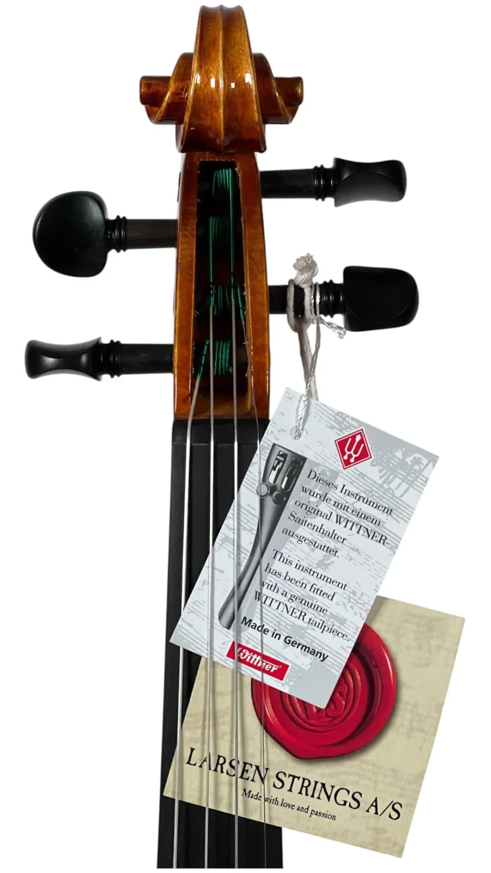 GEWA 4/4 Geige (Violine) Modell Maestro 1 Schneckenansicht-vorne