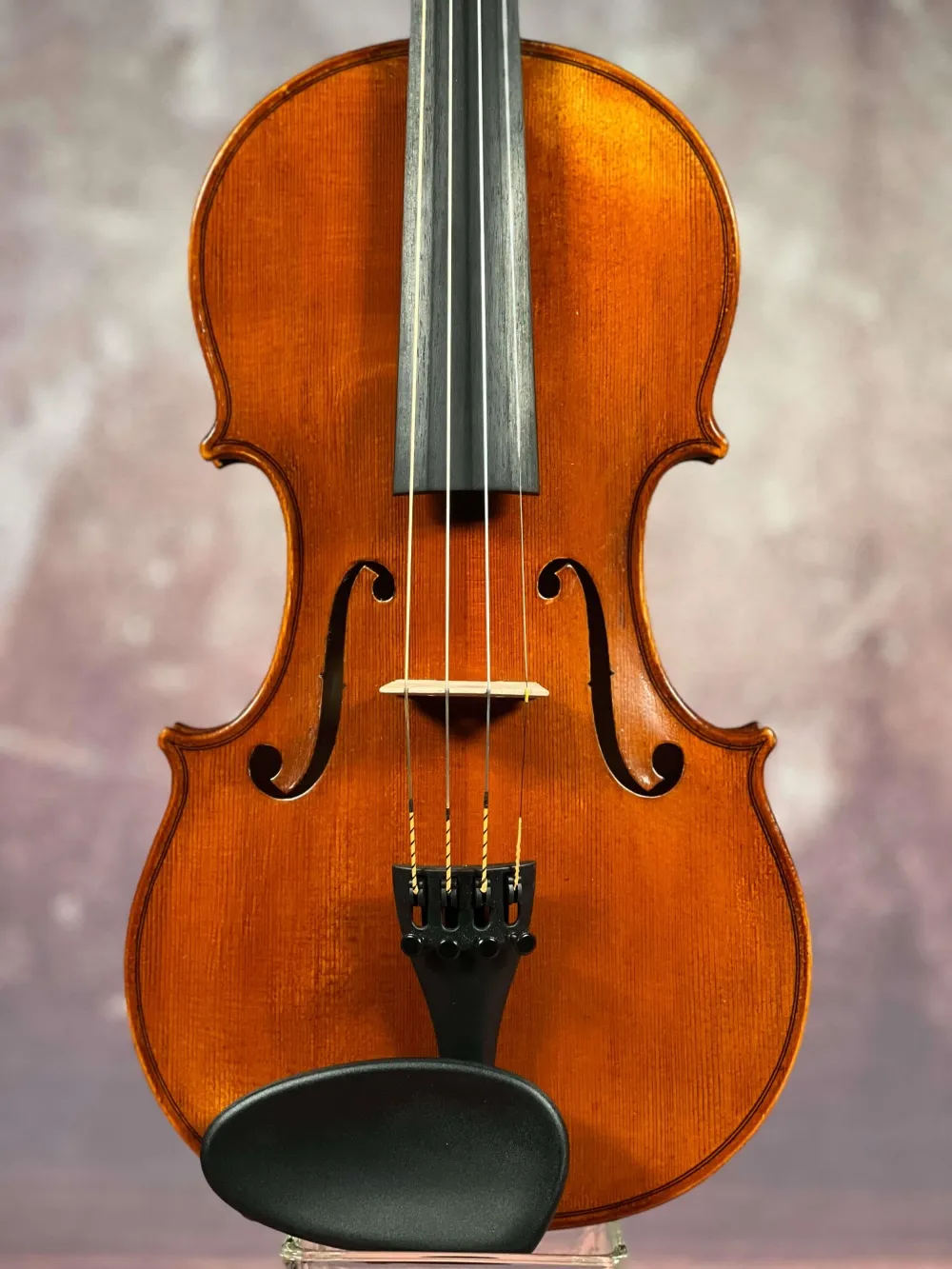Decke-Detailansicht einer Nagy Károly 4/4 "di Bottega" Geige (Violine), genaut in Reghin, RO