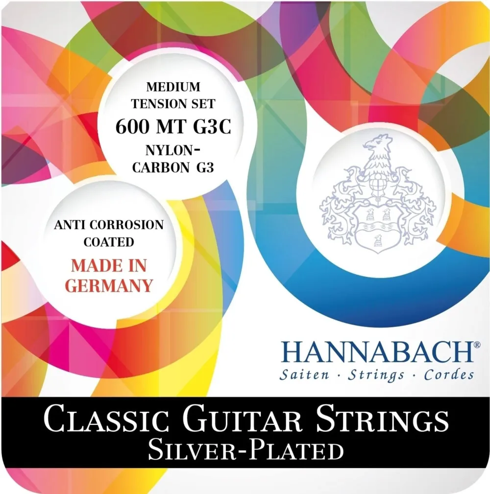 Hannabach 600 MTG3C Klassikgitarren-Saiten – Verpackung
