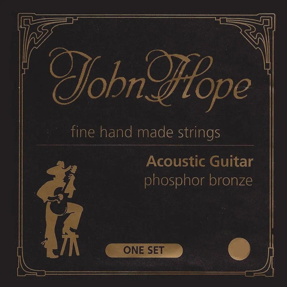John Hope Super Acoustic Westerngitarre Bronze Saiten SATZ