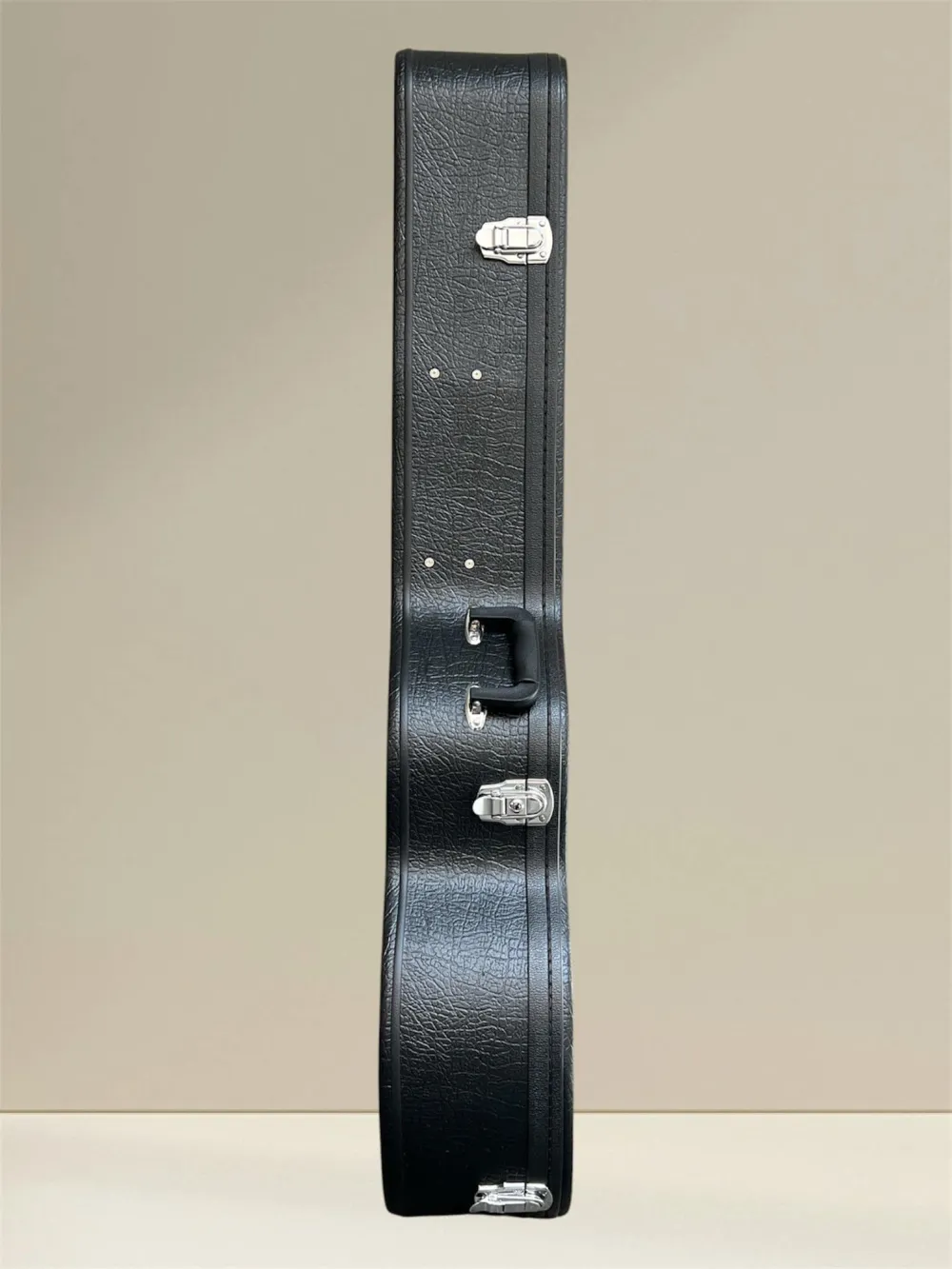 Karl Höfner Westerngitarren-Koffer passend für Jumbo Gitarren - Seitenansicht, Tragegriff