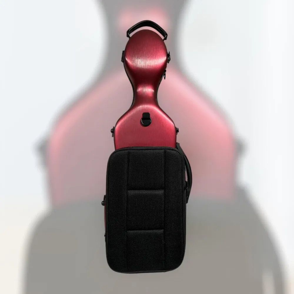 Petz CSV10 Koffer (Etui) für 4/4 Geige (Violine), Rot_Ansicht2