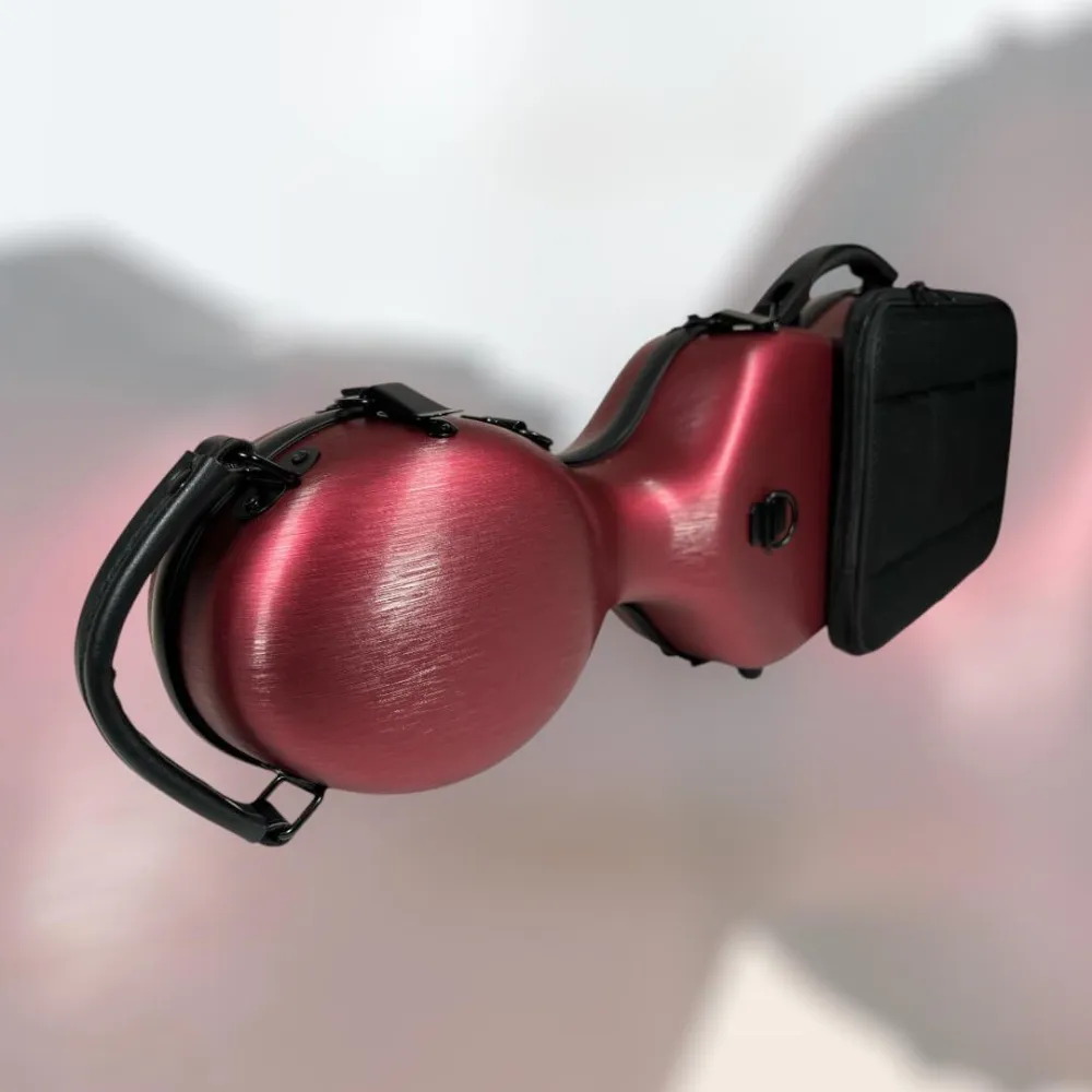 Petz CSV10 Koffer (Etui) für 4/4 Geige (Violine), Rot_Ansicht3