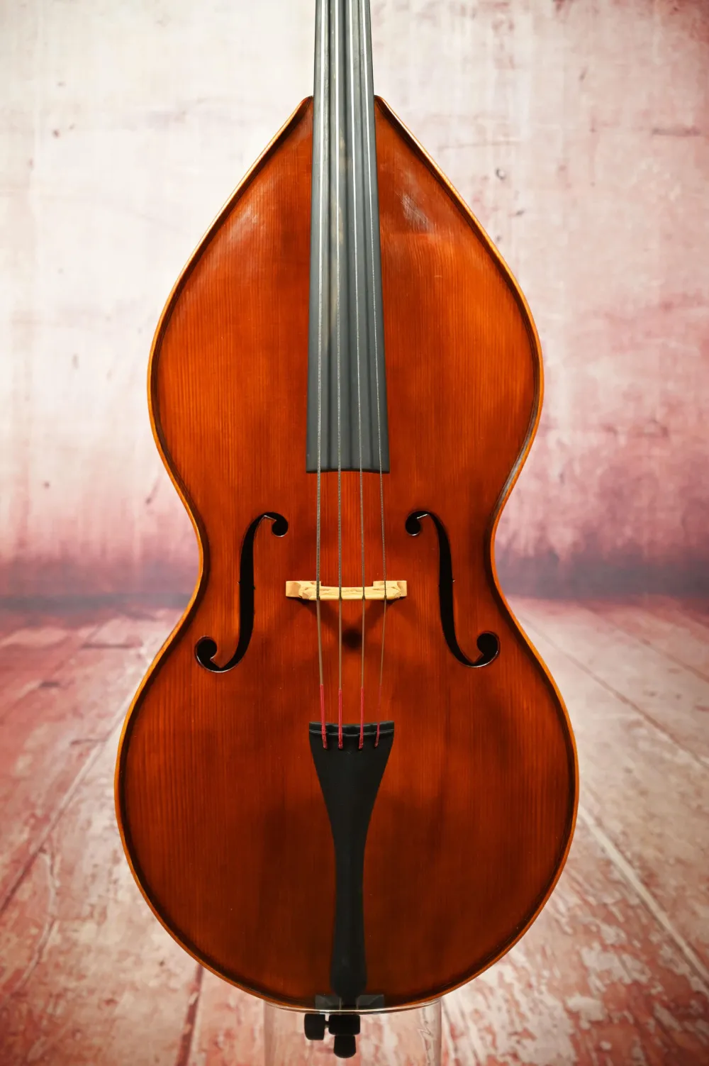 Reghino Birnenform Mini Bass 1/16 Kontrabass - Deckenansicht
