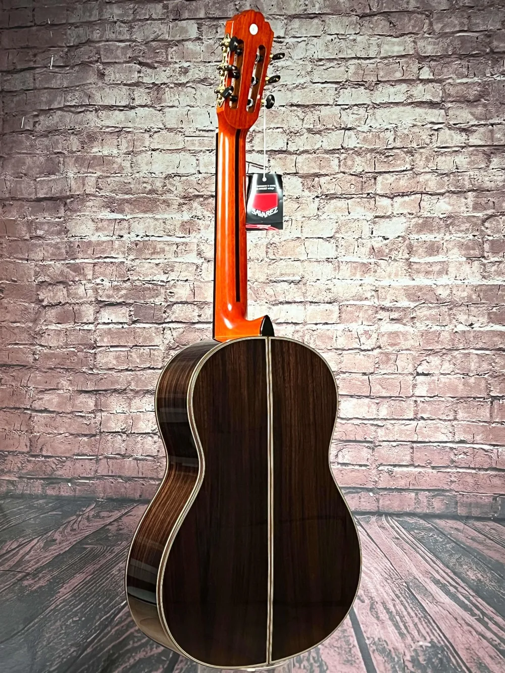 Back-Detailansicht einer SAMICK 4/4 Konzertgitarre (Klassische Gitarre) Modell CN-4/N