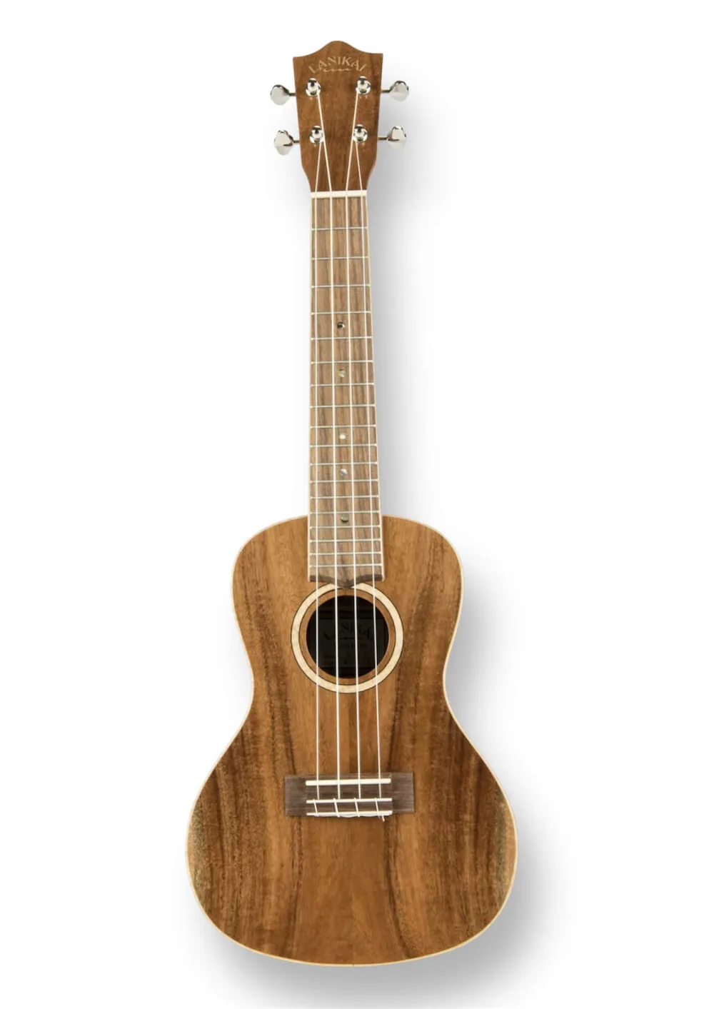LANIKAI All Solid Acacia Konzertukulele – Vorderansicht