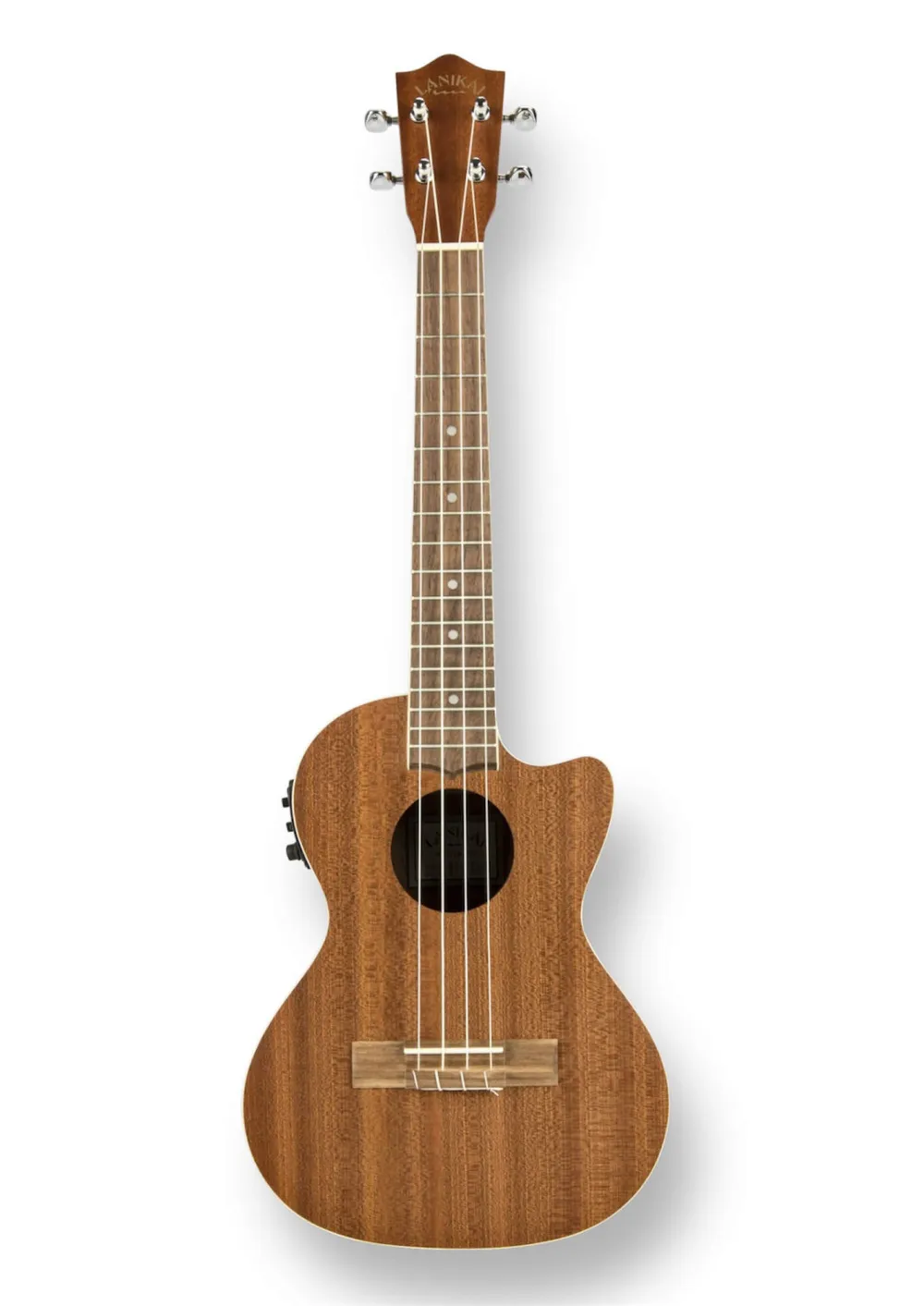 LANIKAI MA-CET Mahogany Tenorukulele mit Cutaway und Fishman Preamp – Vorderansicht