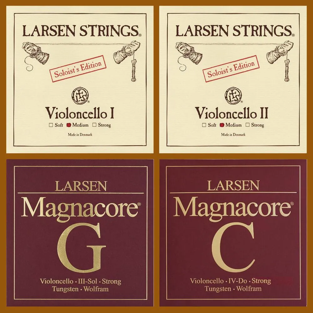 MIX 2: Larsen Soloist’s A-D + Magnacore Strong G-C – Cellosaitensatz