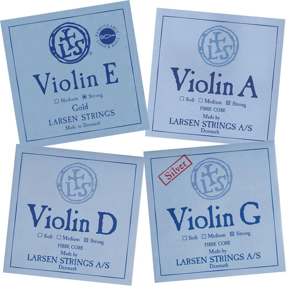 Larsen Original Violin-Saiten Satz mit E Gold - Strong