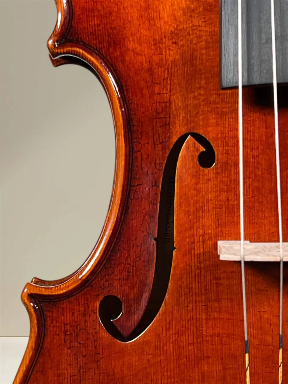 Maestro 26 Guarneri Violine 4/4 F-Loch Ansicht