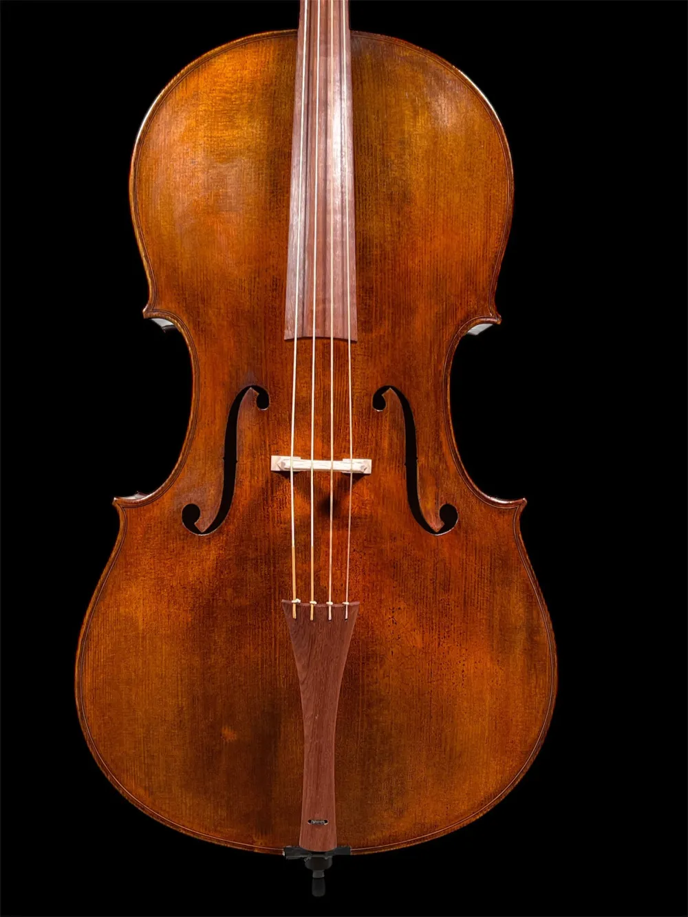 Orbán Zsolt Barock Cello 4/4 gebaut 2023 nach Stradivarius Davidov 1712 - Deckeansicht