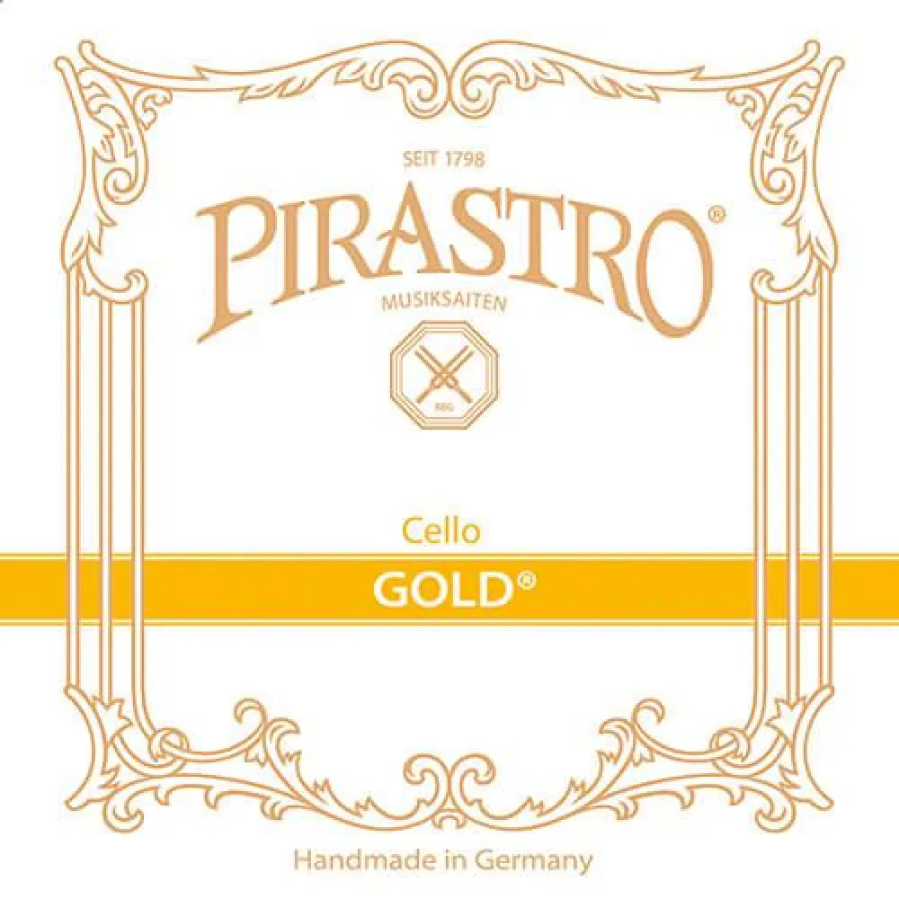 Pirastro Gold 4/4 Cello (Violoncello) G Saite - Verpackungsansicht