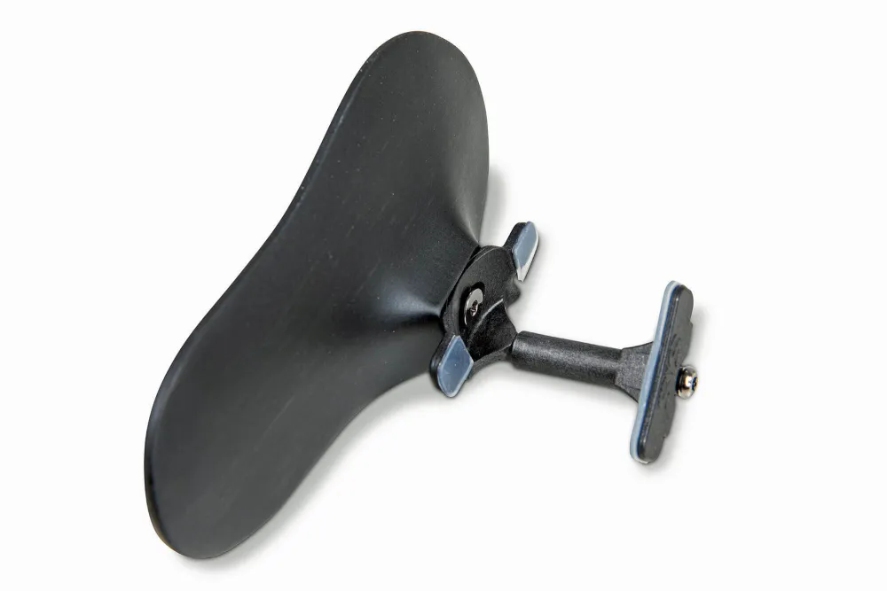 SAS Kinnhalter Modell Original aus Ebenholz mit Kohlefaser-Fuß für Violine und Viola - 3