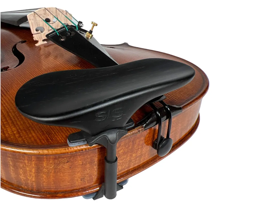 SAS Kinnhalter Modell Original aus Ebenholz mit Kohlefaser-Fuß für Violine und Viola - 4