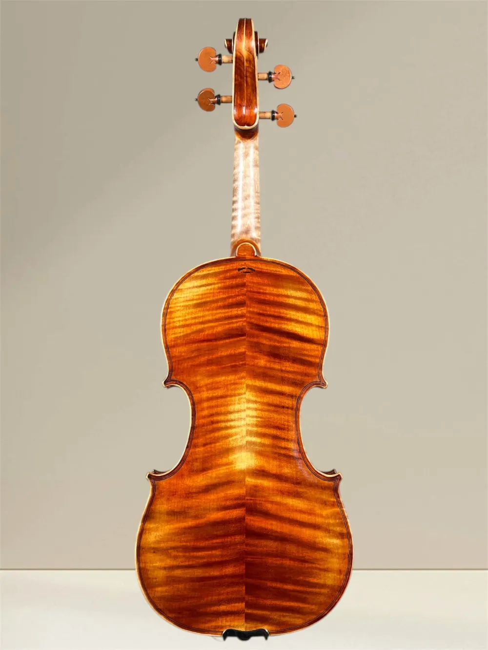 Simon Joseph 4/4 „Meister“ Barock Geige nach Stradivarius Modell gebaut 2025 - Rückansicht